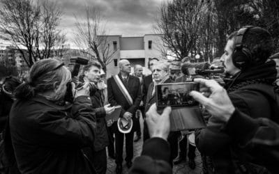 Reportage photo de la visite du Ministre Jacques MÉZARD en Nord-Isère